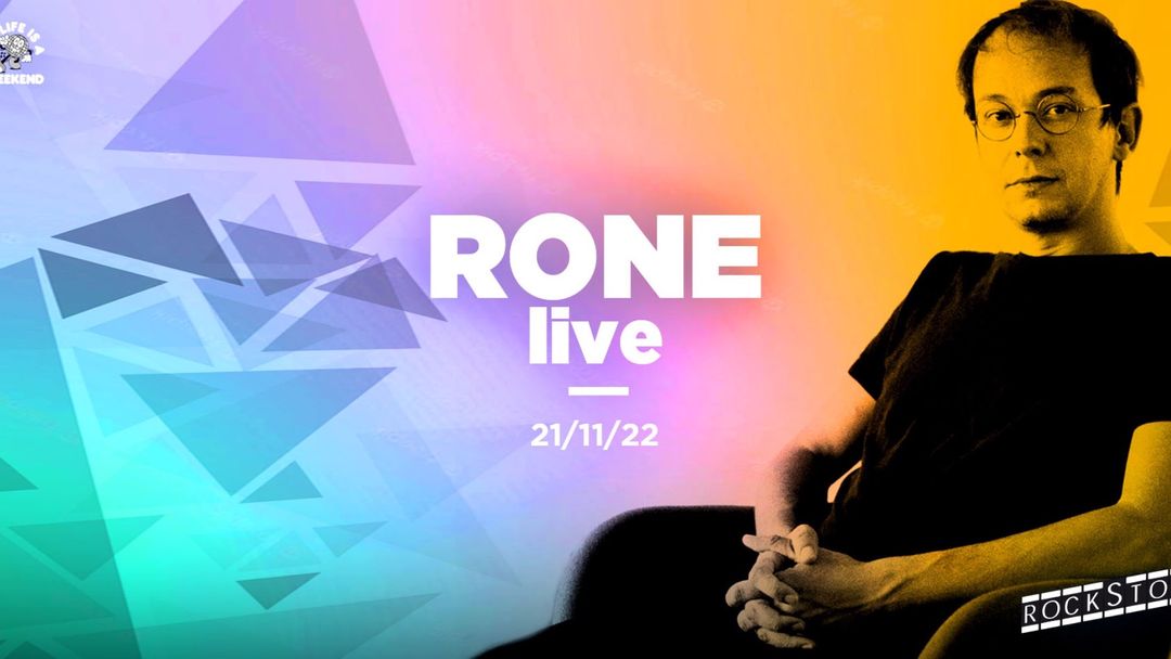 Copertina evento RONE live • Montpellier, Rockstore