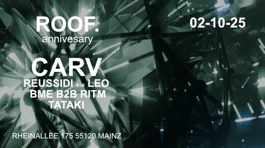 Roof.Anniversary w/ Carv, Tataki, Reussidi b2b Leo & Bme b2b Ritm image