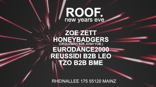 Cover for event: Roof.NewYear w/ Zoe Zett, Honeybadgers uvm.