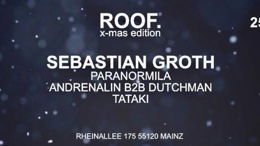 Roof.X-Mas w/Sebastian Groth, Paranormila and more image