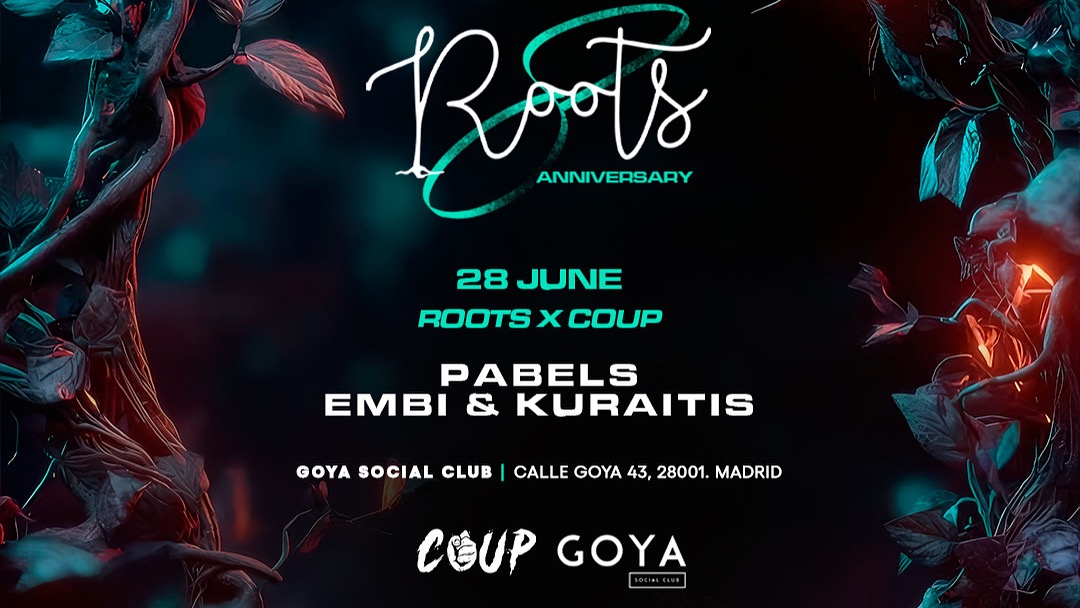 Roots x COUP w/ Pabels, Embi & Kuraitis image