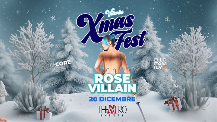 Cover for event: ROSE VILLAIN - 20 DIC VITERBO XMAS FEST