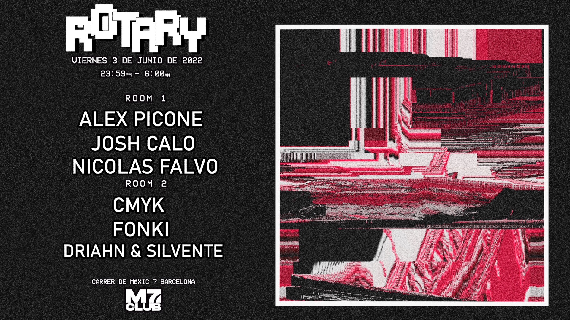 Rotary pres.// Alex Picone +Josh Calo +Nicolas Falvo +CMYK +Fonki +Driahn&Silvente (Full House) image