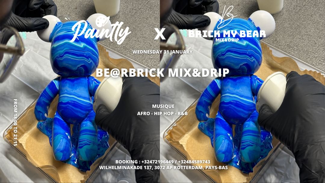 Copertina evento Rotterdam - BE@RBRICK MIX&DRIP ( Art Week ) 