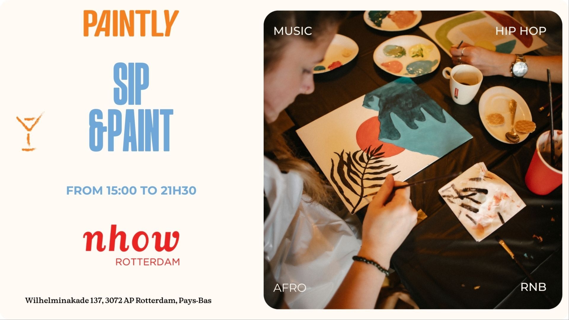 Rotterdam - Sip & Paint by Paintly image