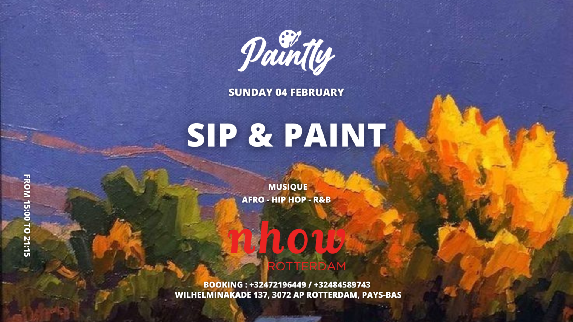 Rotterdam - Sip & Paint by Paintly ( Art Week ) 