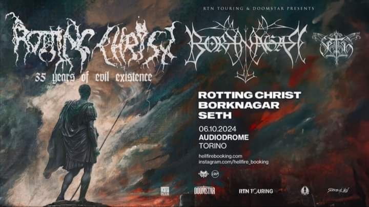 Cover for event: ROTTING CHRIST + Borknagar + Seth | European Tour