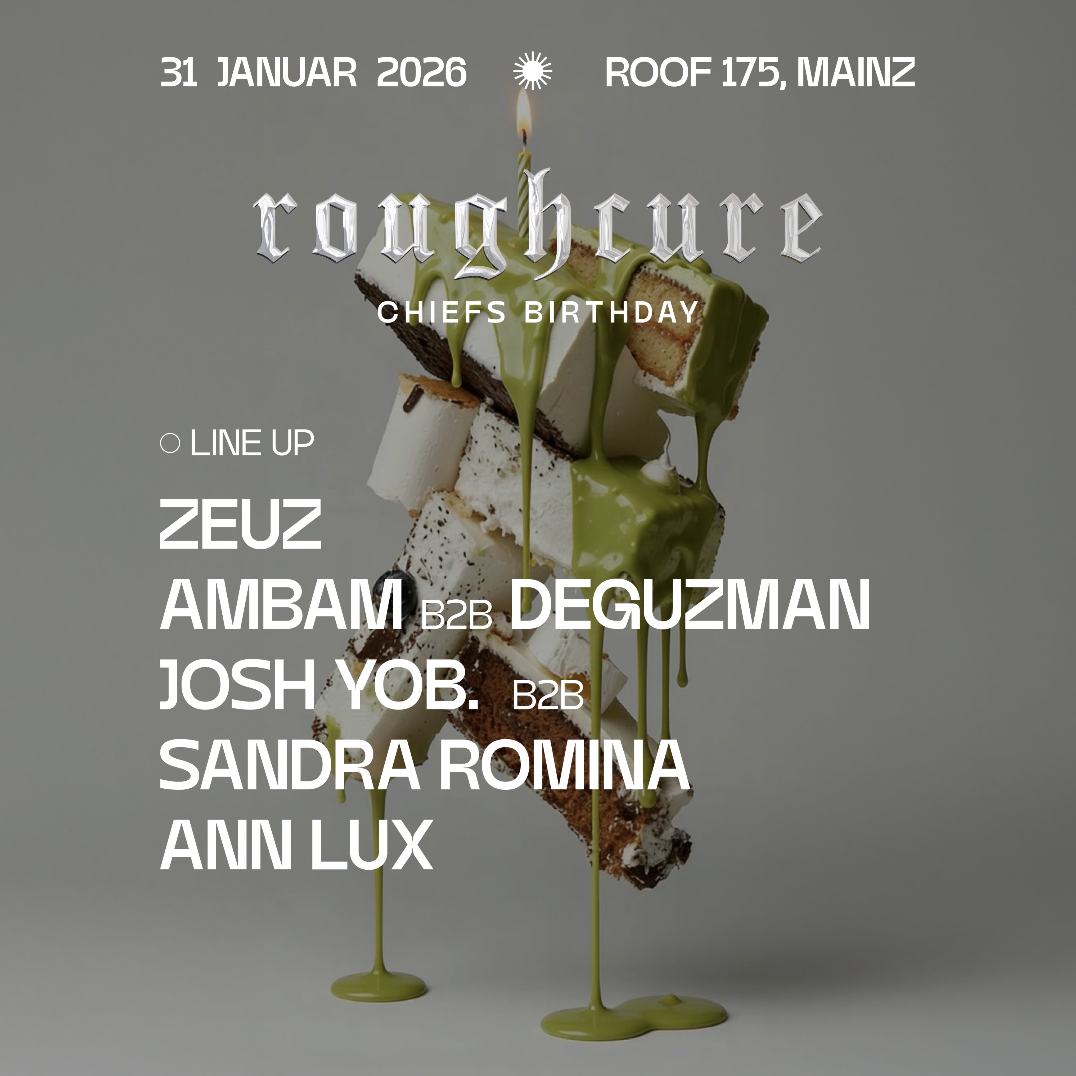 rough cure Chiefs Birthday /w ZEUZ, AMBAM b2b DeGuzman & Crew! image