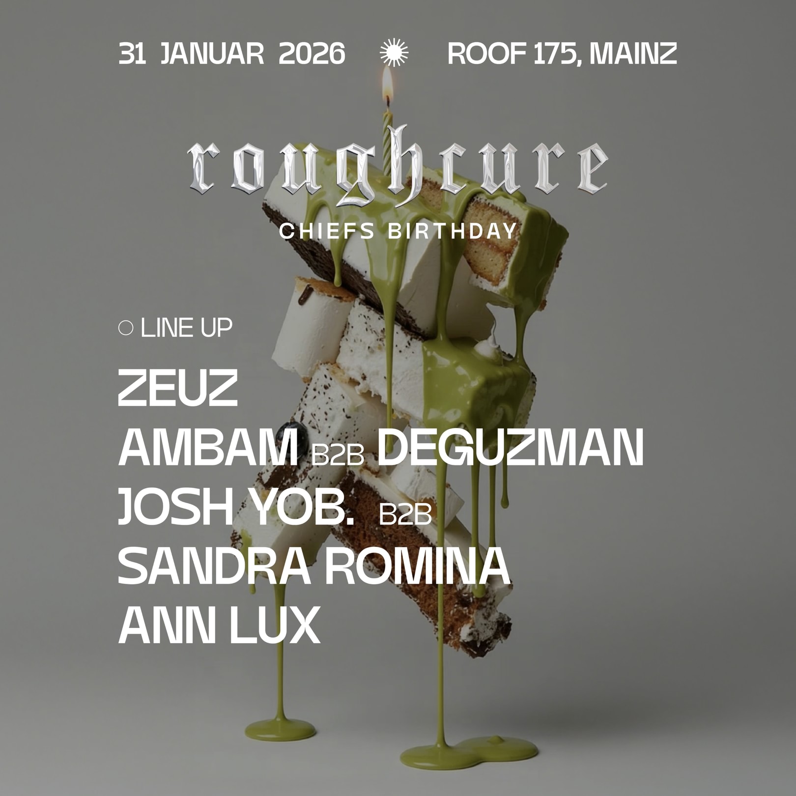 rough cure Chiefs Birthday /w ZEUZ, AMBAM b2b DeGuzman & Crew! image