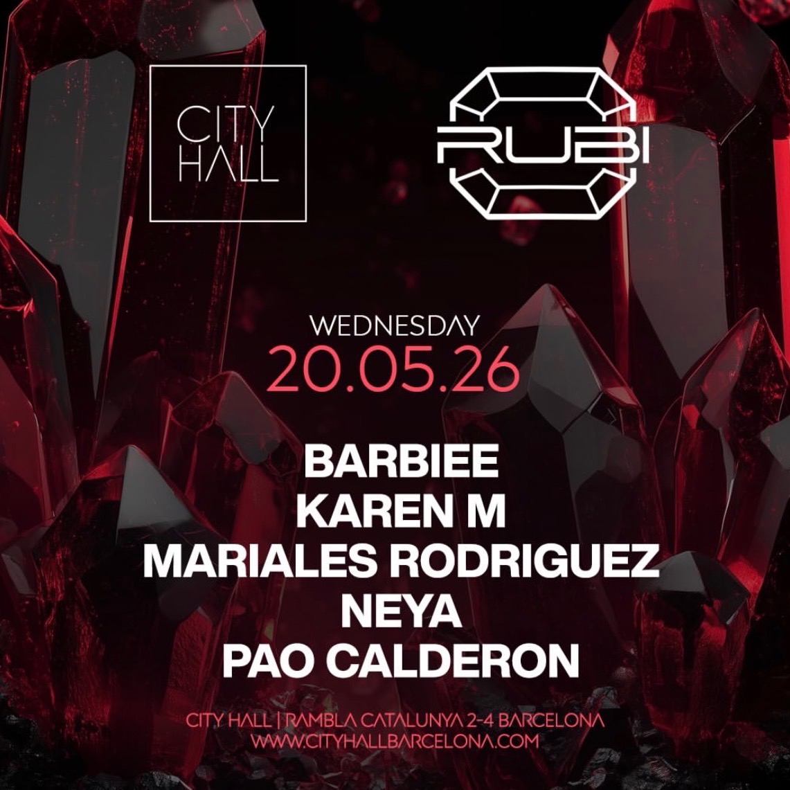 RUBI EVENTS | Wednesday  image