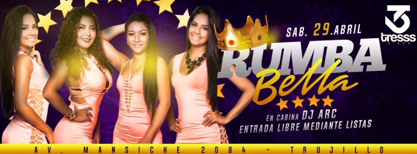 RUMBA BELLA - SÁB 29 // TRESSS Disco image