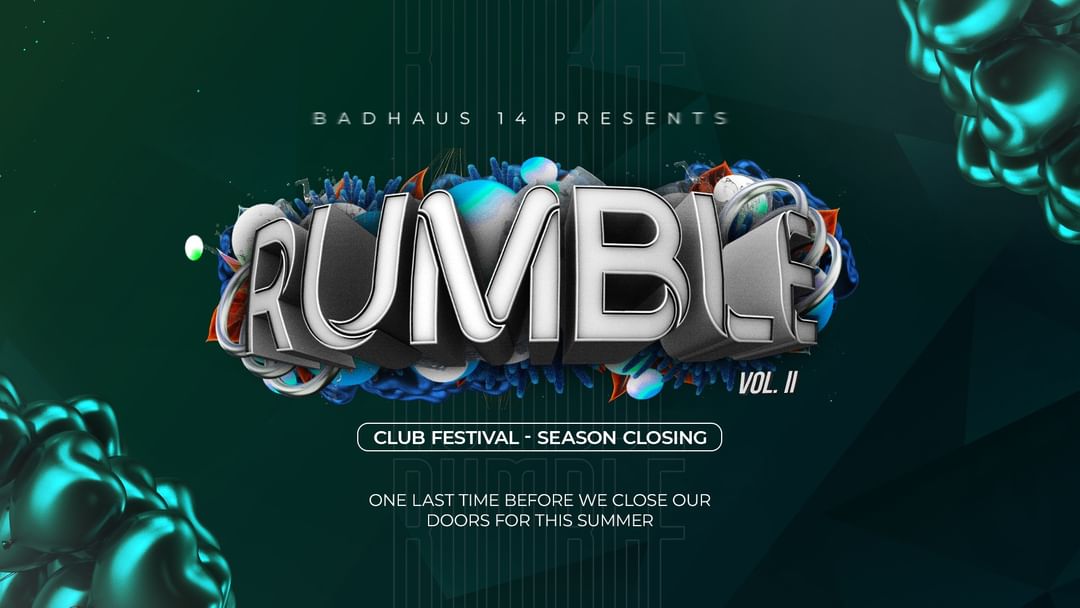 Cartell de l'esdeveniment Rumble - Season Closing Festival