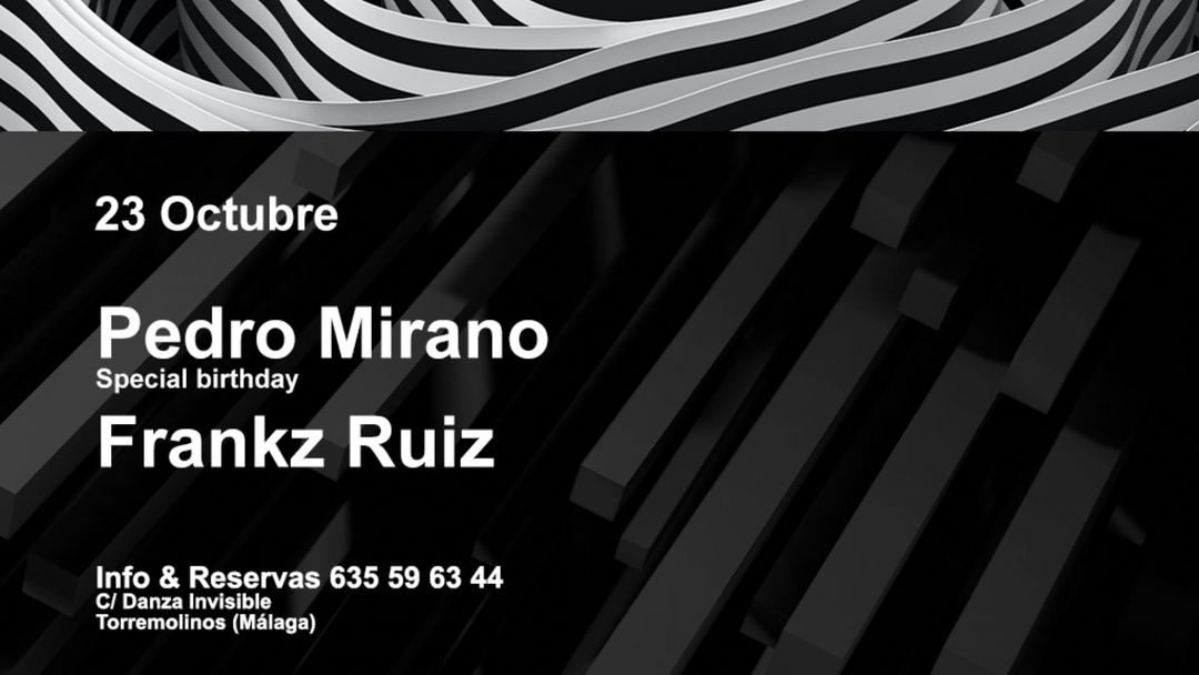 Cartel del evento S/ SATRUERDAY - Pedro Mirano & Frankz Ruiz