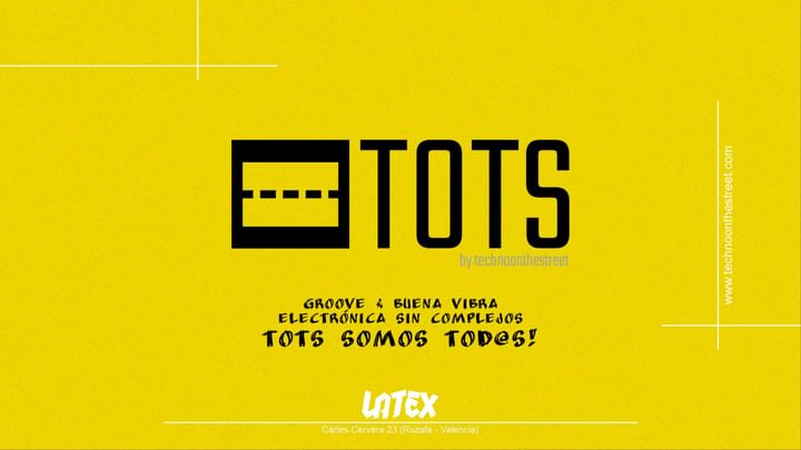 Cover for event: S07 TOTS con CARLOS PULIDO, ALESSANDRO FIORE, FELIPE QUEROL, KEVIN VAYA - en LATEX