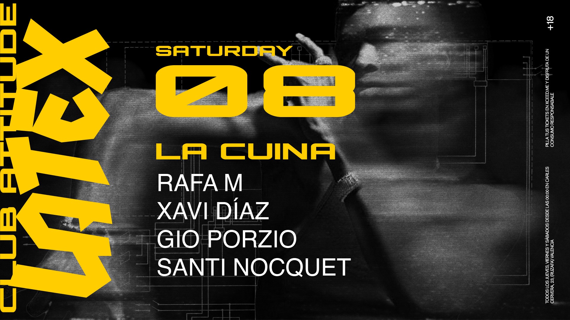 S08/11 LA CUINA: SANTI NOCQUET + RAFA M + XAVI DÍAZ + GIO PORZIO en LATEX image