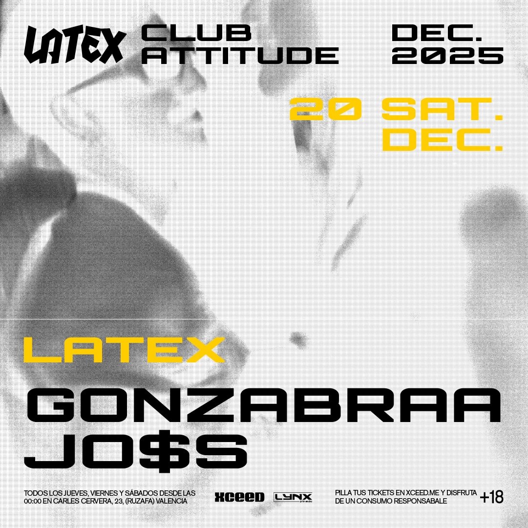 S20/12 TARDEO: GONZABRAA + JO$S en LATEX image