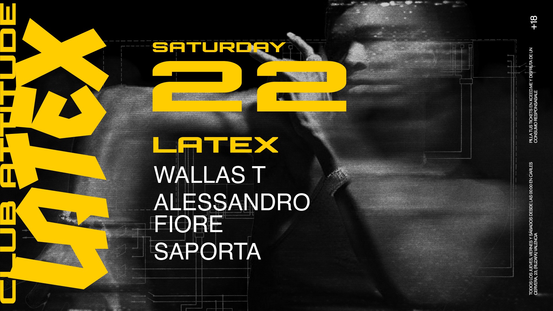 S22/11 LATEX: WALLAS T + ALESSANDRO FIORE + SAPORTA  image