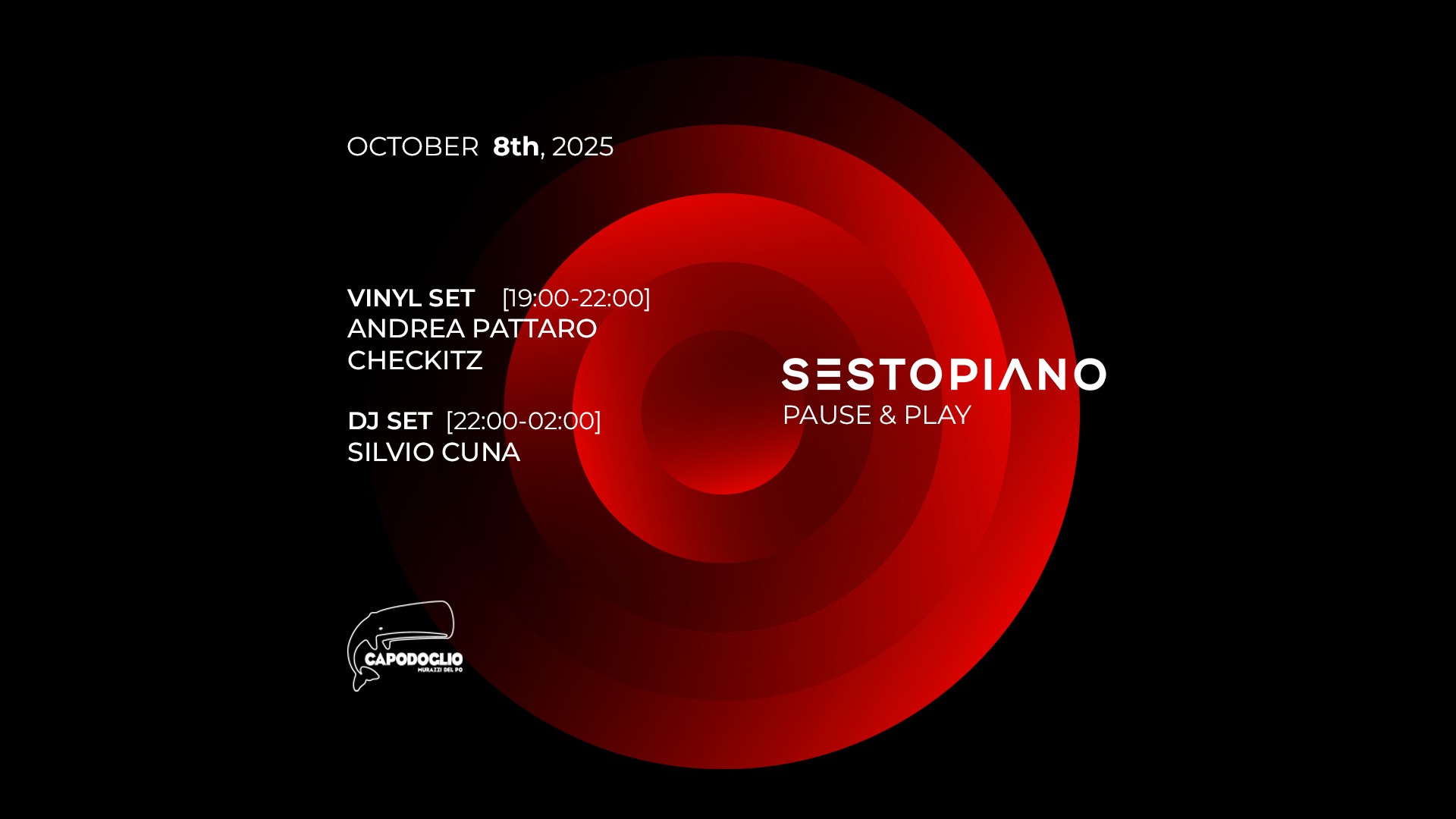 SΞSTOPIΛNO - PAUSE & PLAY ✷ Capodoglio image