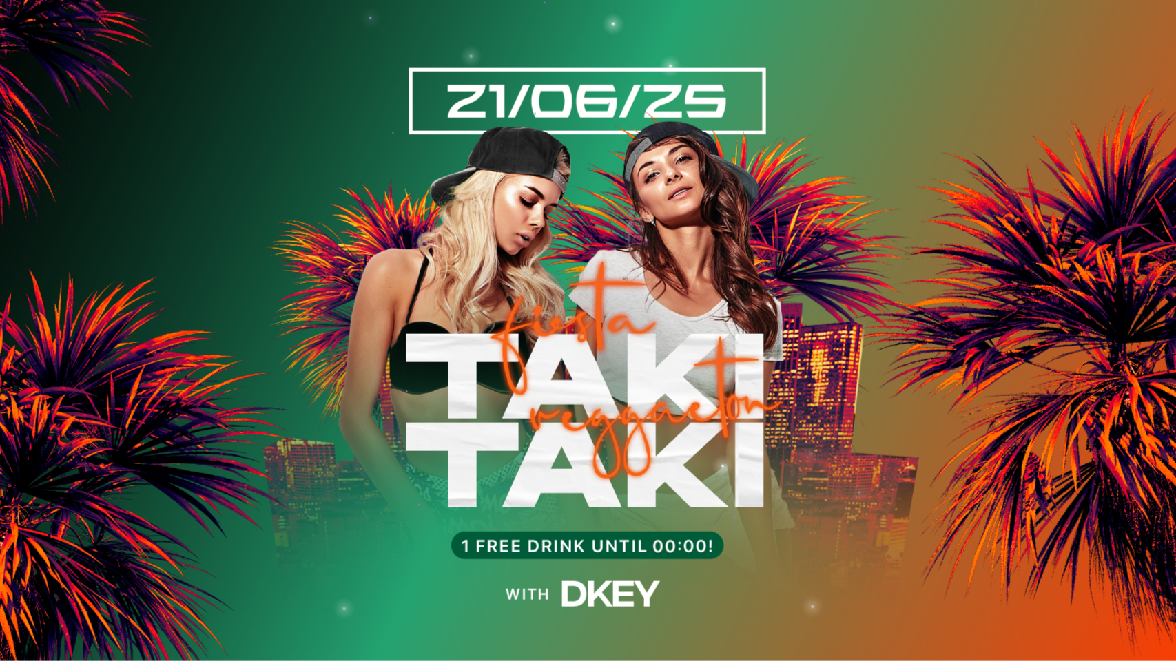 SA 21.6. TAKI TAKI - FIESTA REGGAETON