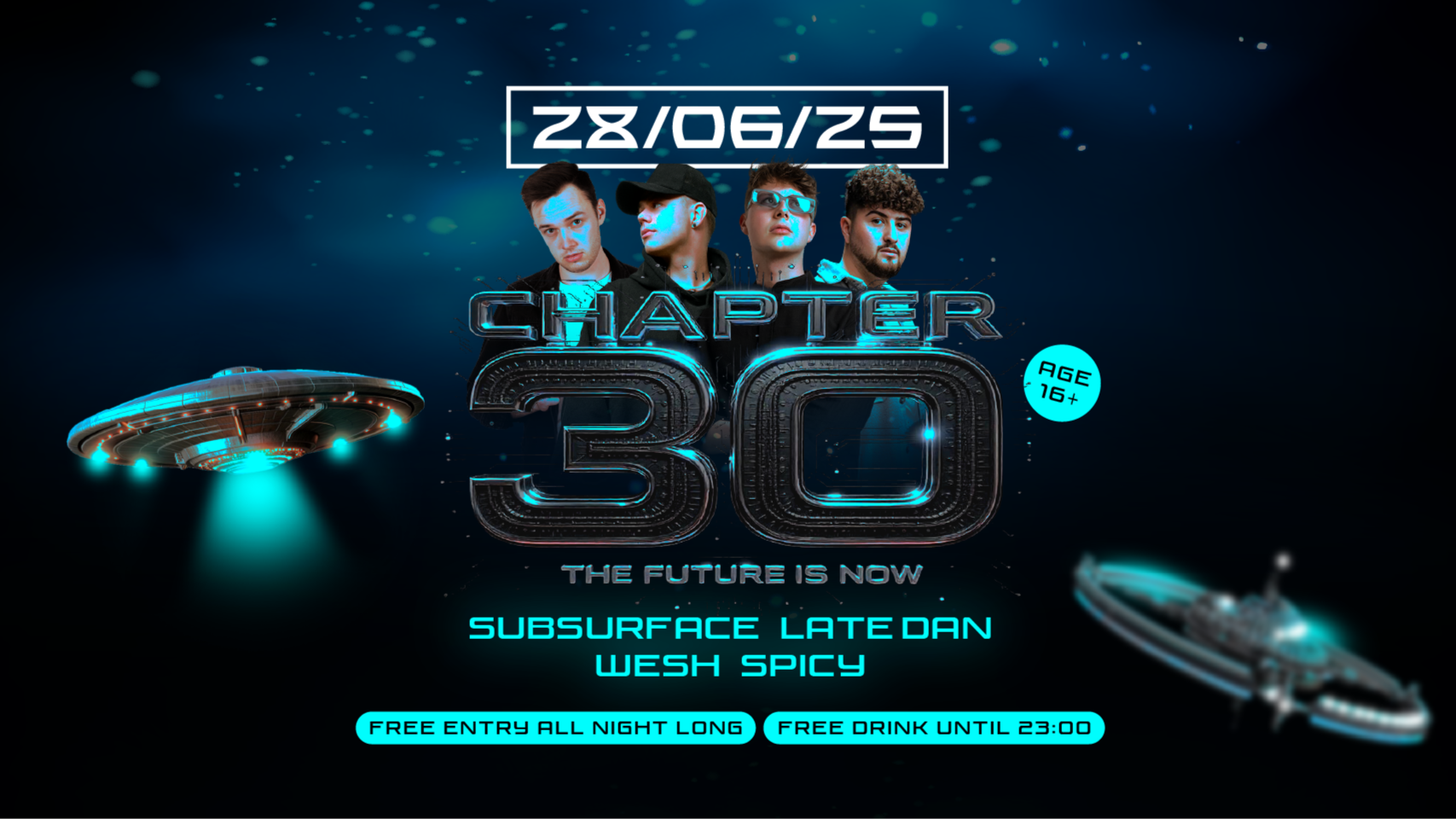 SA 28.6. CHAPTER 30 - CLUB FESTIVAL // FREE ENTRY