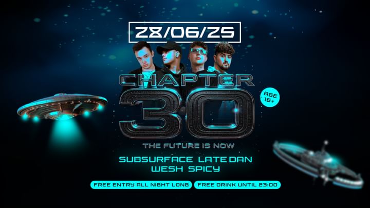 Cover for event: SA 28.6. CHAPTER 30 - CLUB FESTIVAL // FREE ENTRY