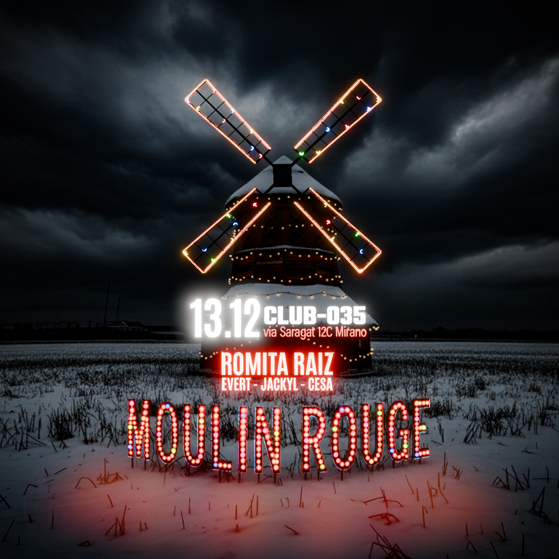 Sabato 13 Dicembre - Moulin Rouge image