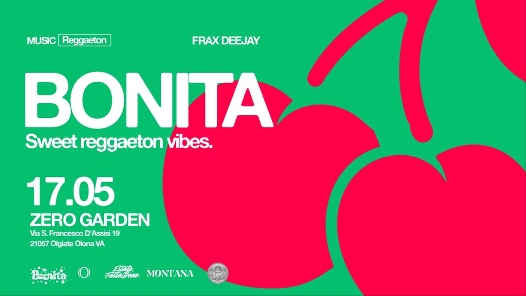 Copertina evento SAB 17.05 | BONITA - SWEET REGGAETON VIBES
