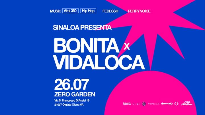 Cover for event: SAB 26.07 - BONITA X VIDALOCA