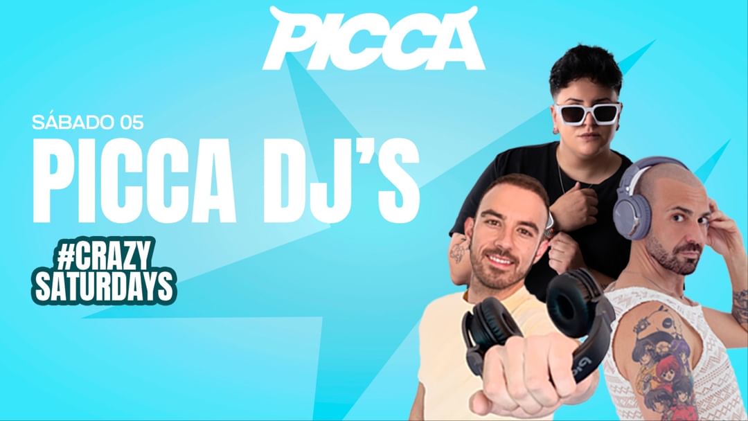 Couverture de l'événement Sábado 05/4 #CRAZYSATURDAYS en PICCA