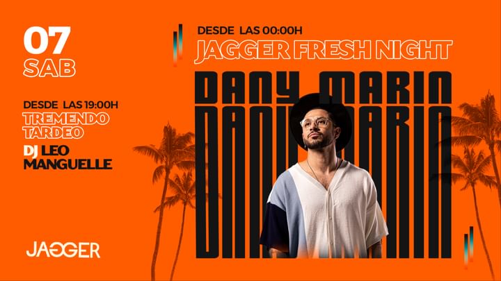 Cover for event: Sábado 07/06 TREMENDO TARDEO & JAGGER FRESH NIGHT