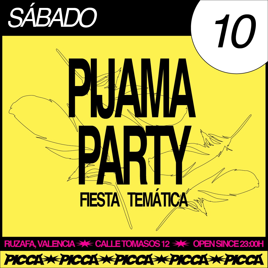 Sábado 10/10 PIJAMA PARTY en PICCA image