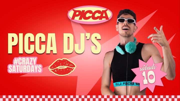 Cover for event: Sábado 10/5 PICCA #CRAZYSATURDAYS