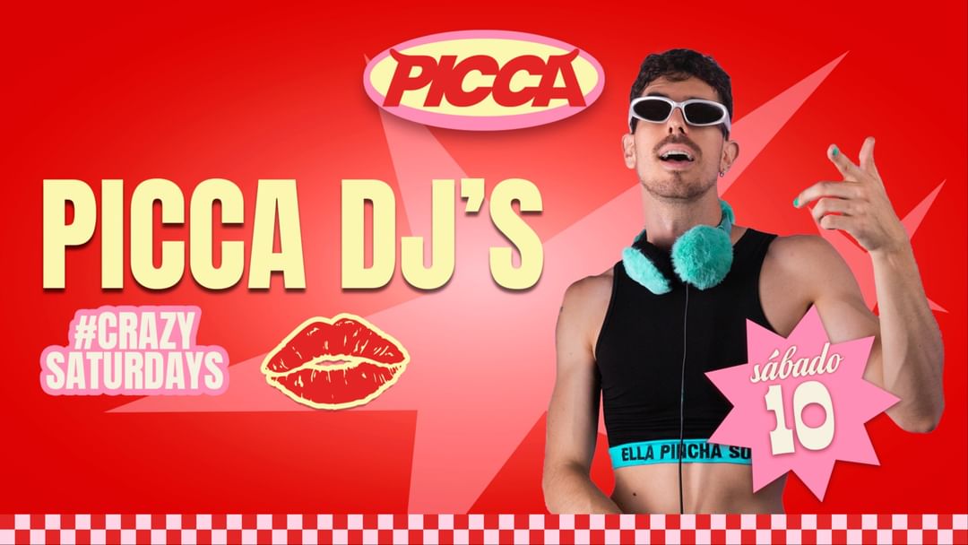Sábado 10/5 PICCA #CRAZYSATURDAYS-Eventplakat