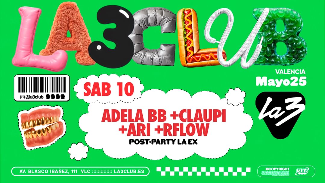 SÁBADO 10 | Post-party Feria Urbana + ADELA BB + ARI + RFLOW event cover