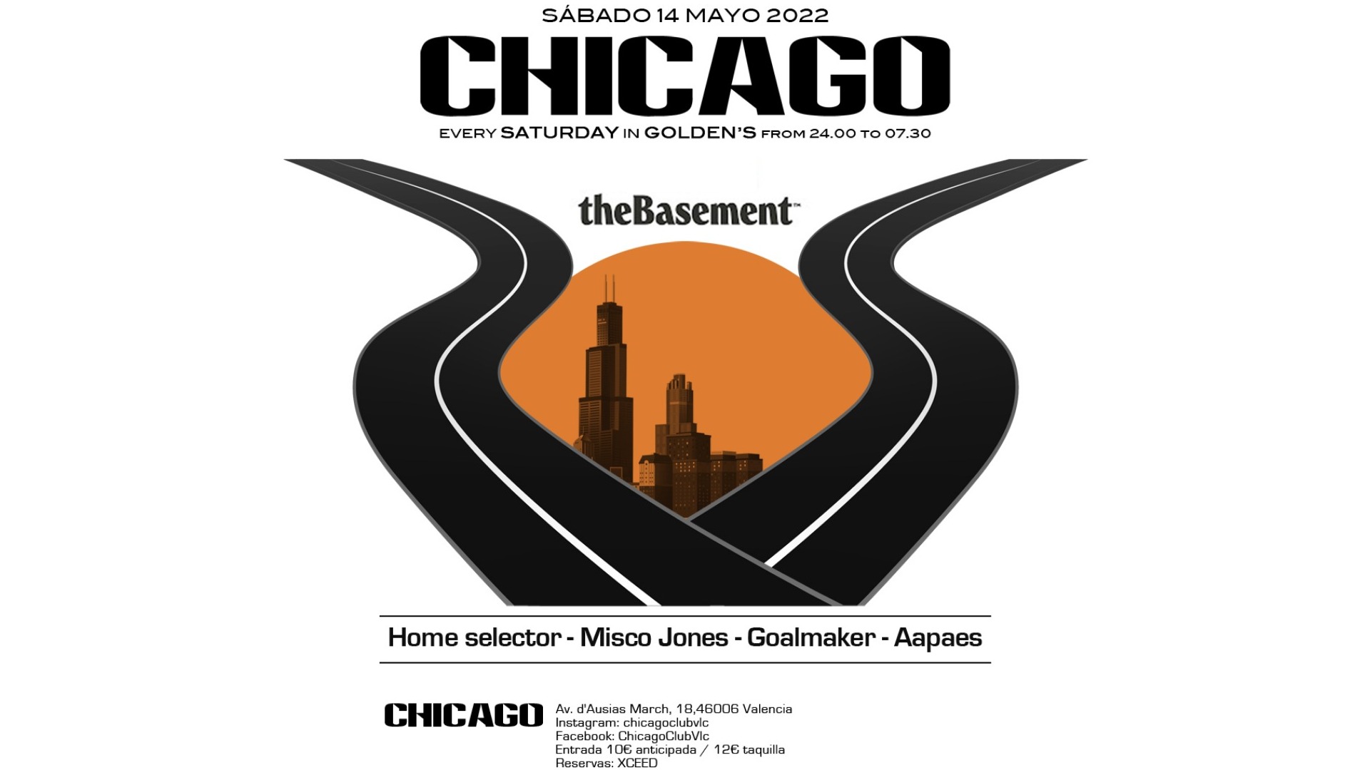 Sábado 14/05 CHICAGO_ THE BASEMENT_ en GOLDEN'S CLUB image