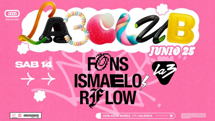 Cover for event: SÁBADO 14 | ISMAELO + FONS + RFLOW