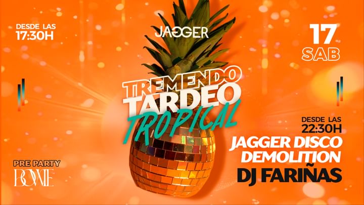 Cover for event: Sábado 17/05 TREMENDO TARDEO TROPICAL  