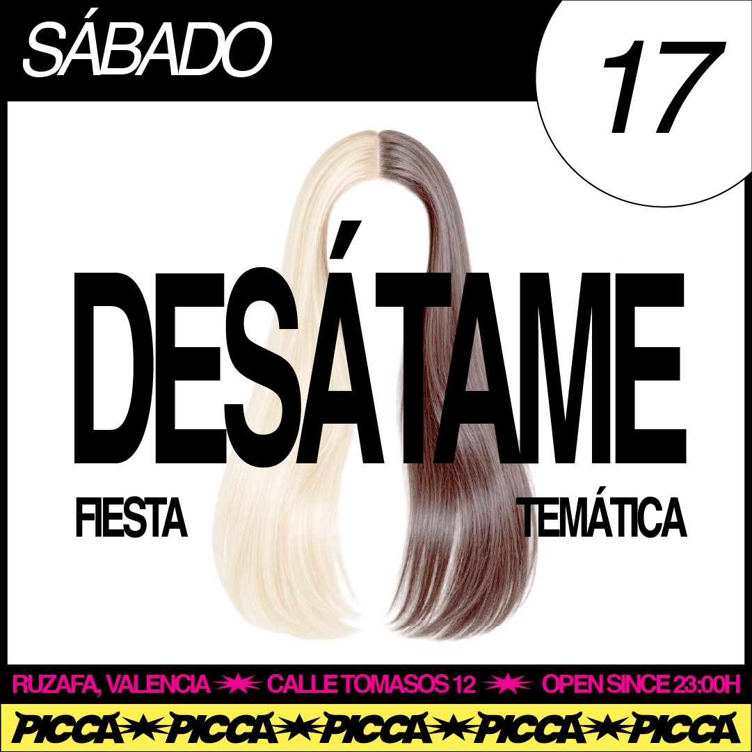 Sábado 17/10 DESÁTAME con GLAMNISS en PICCA image