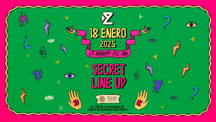 Cover for event: Sábado 18.01 | ZIUR pres. La Primera del Año  