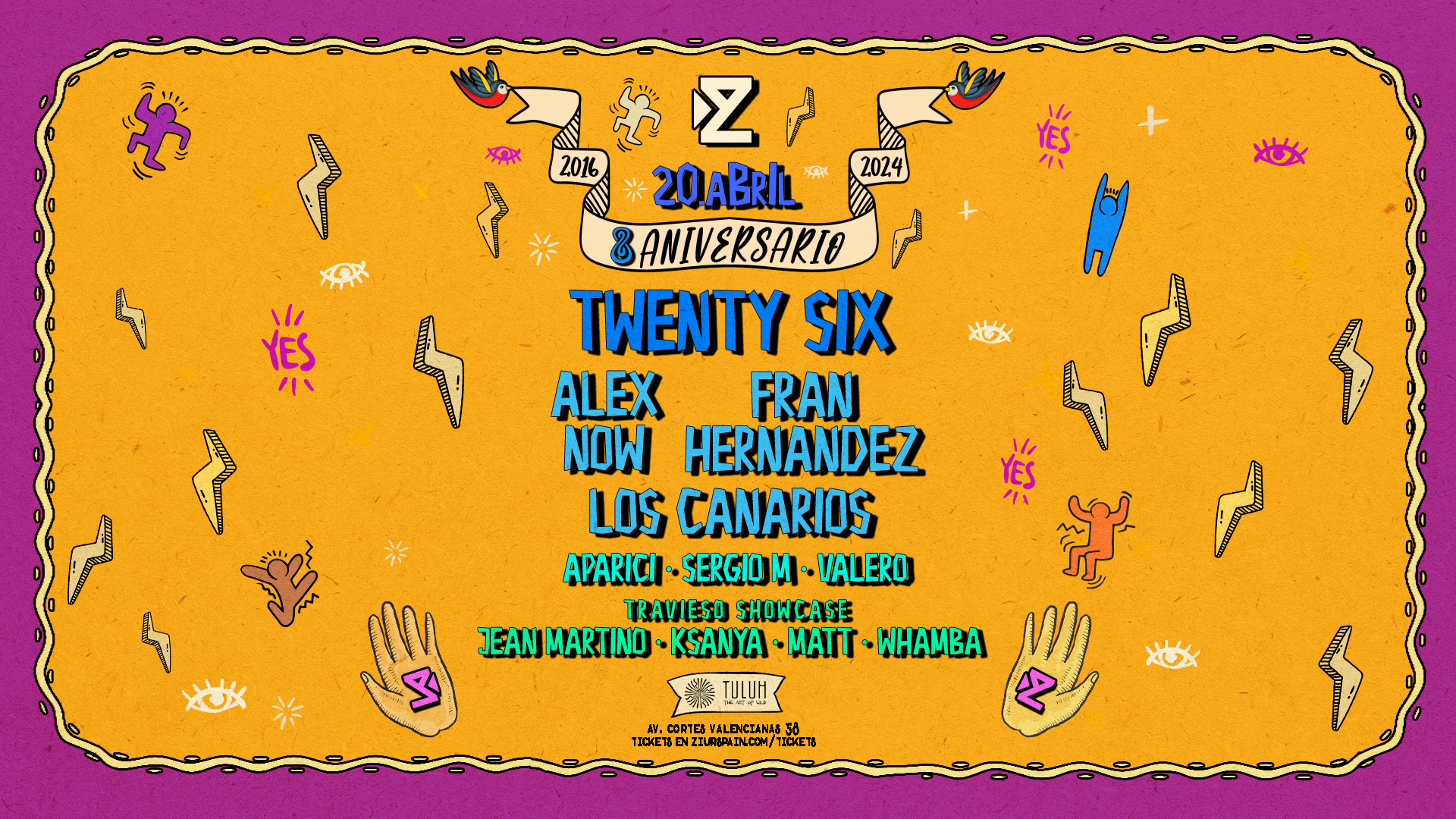 Sábado 20.04 | ZIUR pres. 8º Aniversario