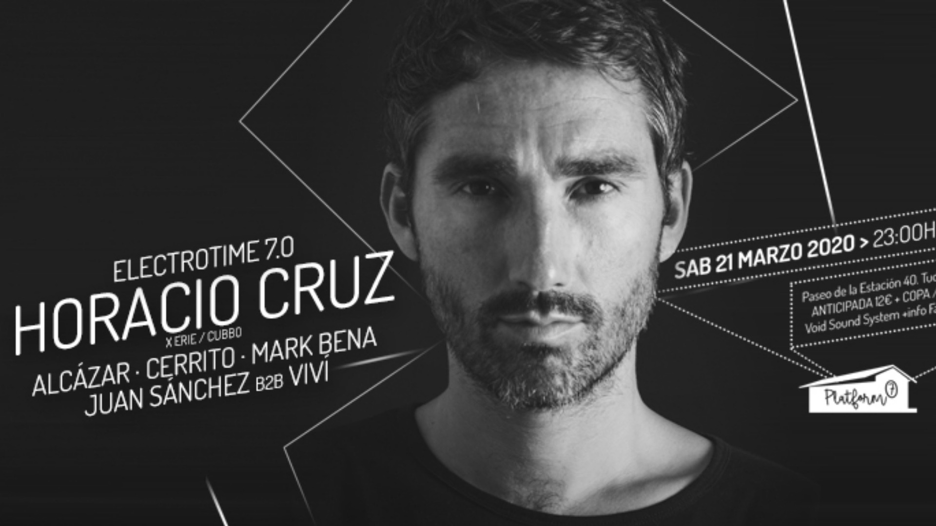 Sabado 21 Marzo / Electrotime con Horacio Cruz image