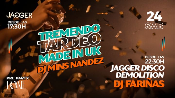 Cover for event: Sábado 24/05 JAGGER DISCO DEMOLITION: DJ FARIÑAS