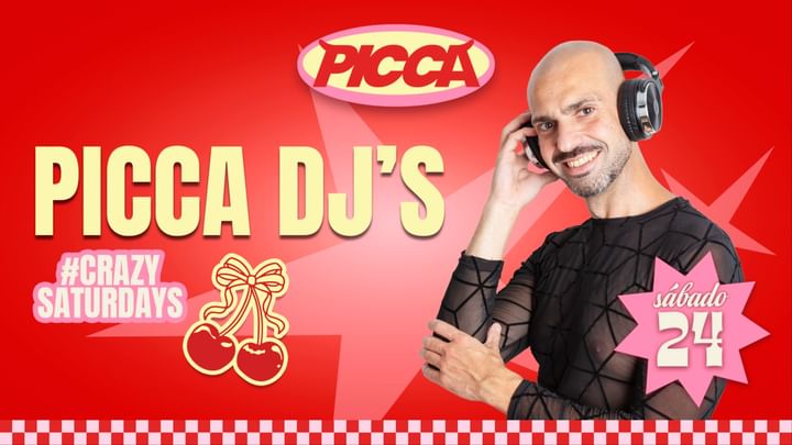 Cover for event: Sábado 24/5 PICCA #CRAZYSATURDAYS
