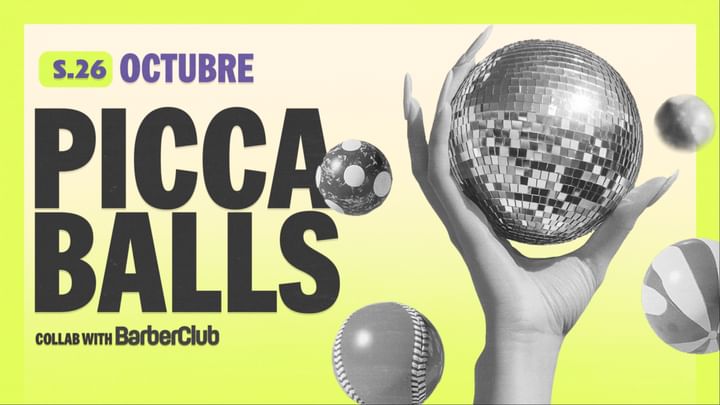 Cover for event: Sábado 26/10 // PICCA BALLS en PICCA