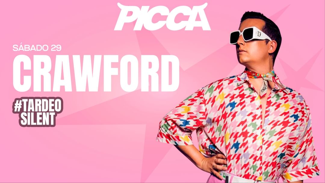 Copertina evento Sábado 29/03 TARDEO SILENT con CRAWFORD en PICCA