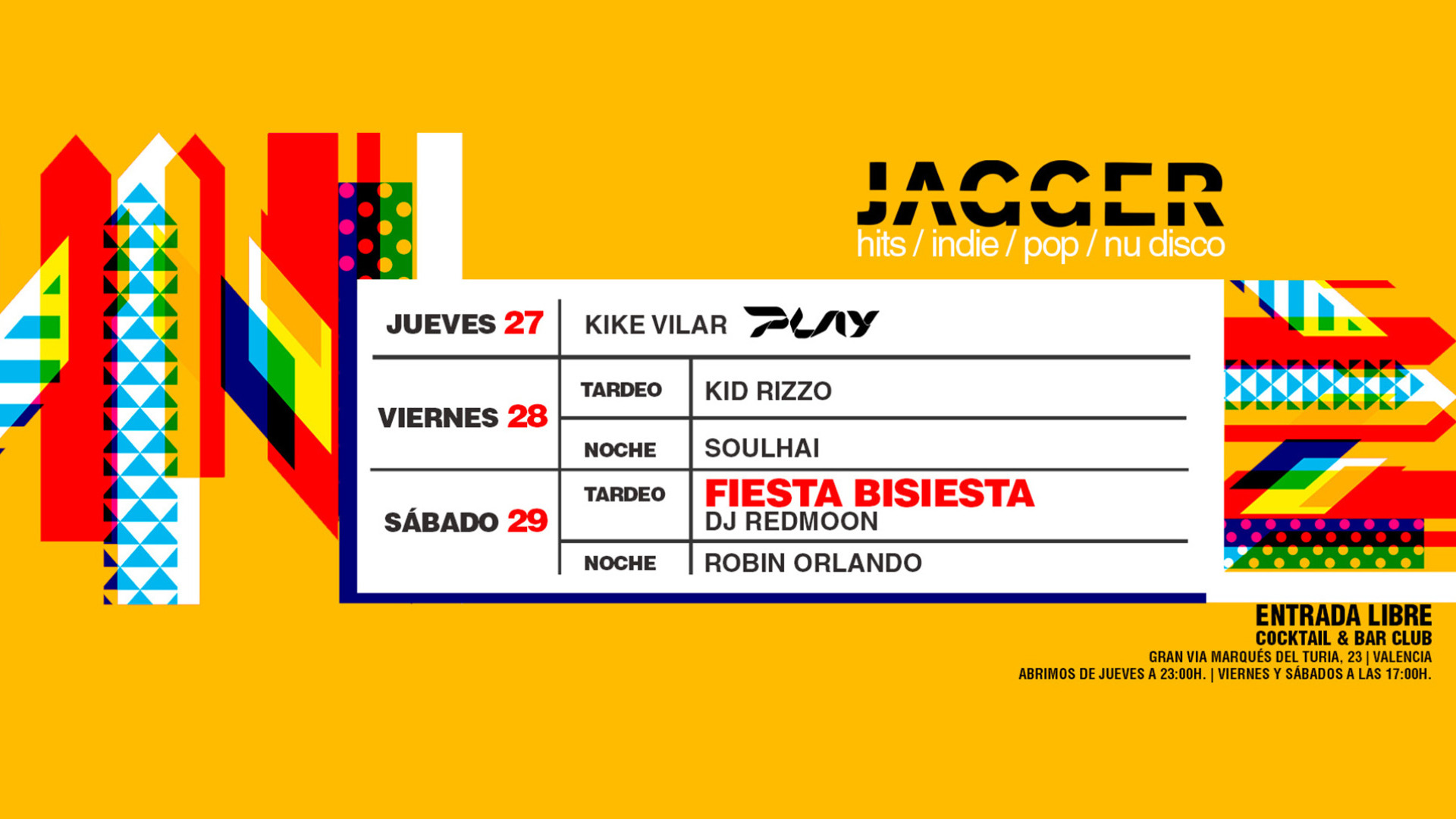 SÁBADO 29 FEBRERO - JAGGER CLUB image