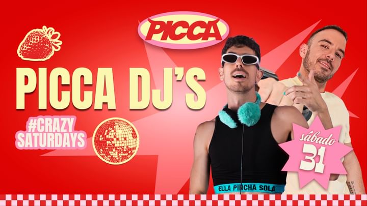 Cover for event: Sábado 31/5 PICCA #CRAZYSATURDAYS