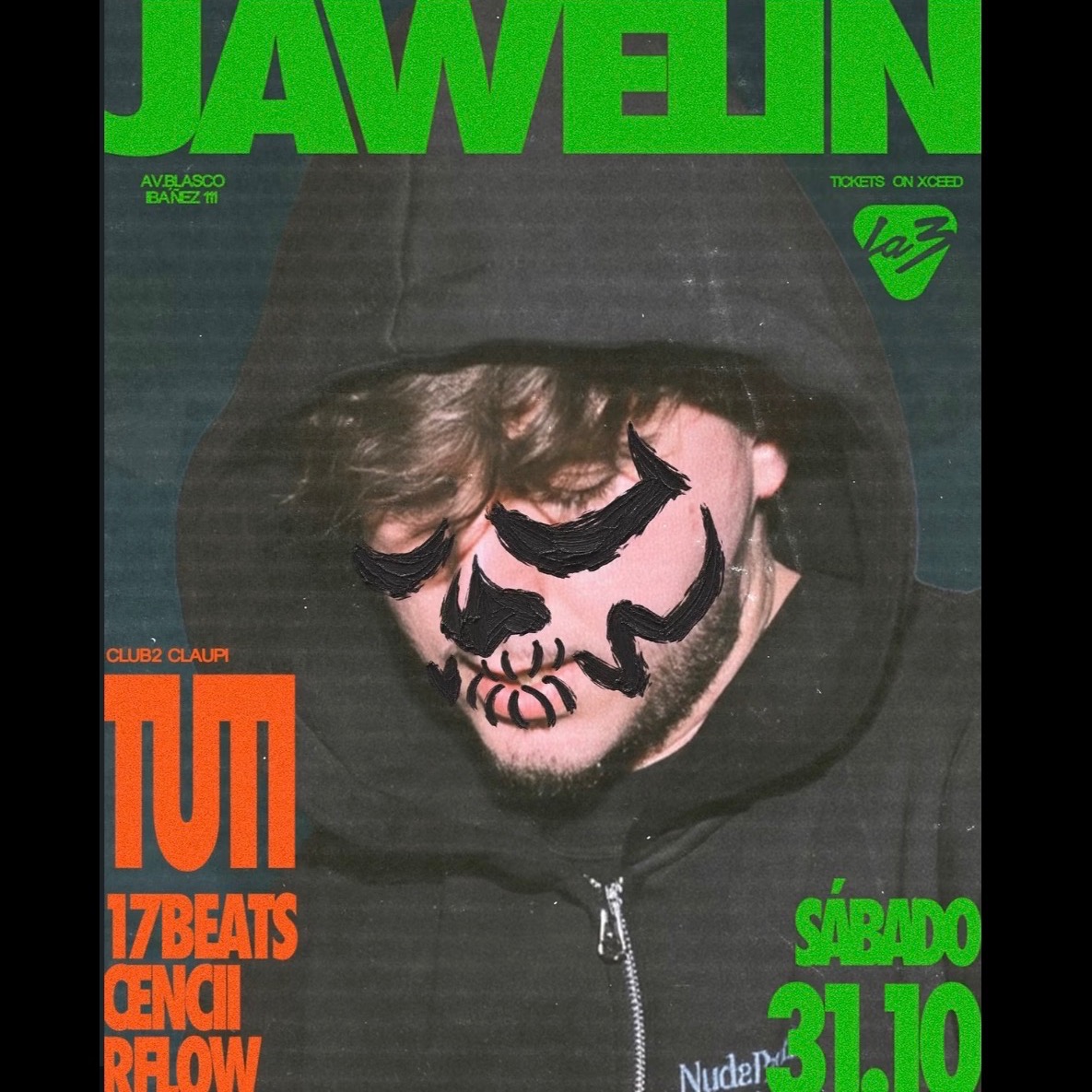 SÁBADO 31 | HALLOWEEN EN LA3 | TUTI + 17BEATS + CENCII