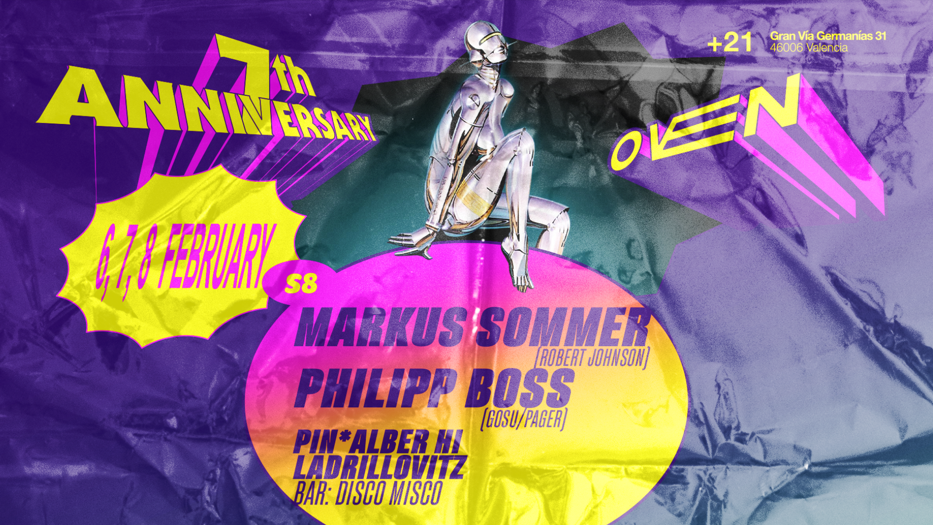 (SABADO) 7º ANIVERSARIO / MARKUS SOMMER + PHILIPP BOSS