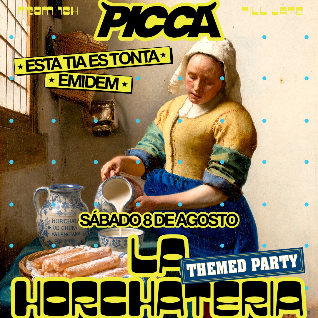 Sábado 8/8 LA HORCHATERÍA en PICCA image